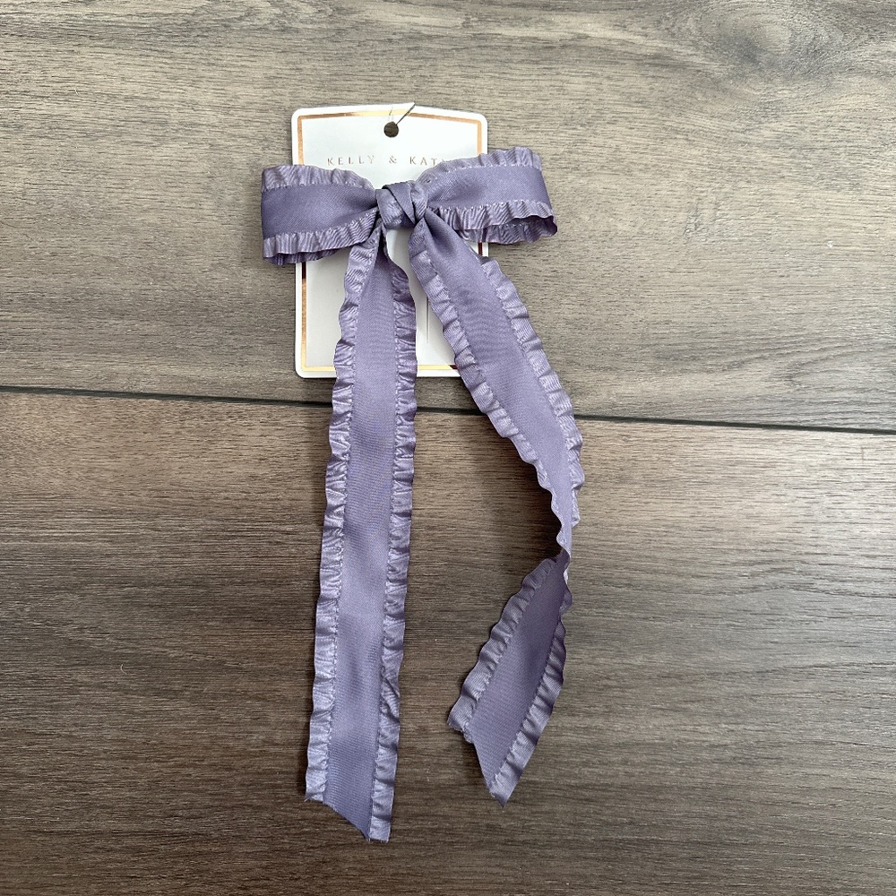 New Purple Blow Hair Clip